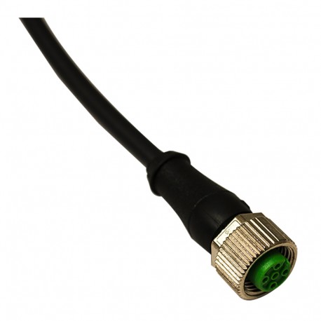 CD12M/0H-100A3 - CD12M/0H-100A3 MICRO DETECTORS Connector female M12 Axial 5 poles cable PVC 10m