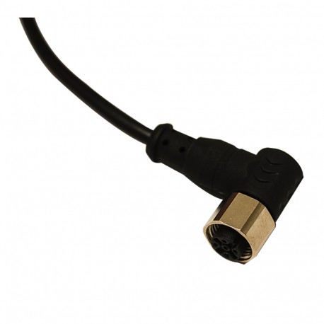 CD12M/AA-070C1 - CD12M/AA-070C1 MICRO DETECTORS Connector Female M12 90° 3 poles NO cable PVC 7m