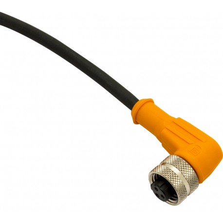 CD12M/AC-050C5 - CD12M/AC-050C5 MICRO DETECTORS Connector Female M12 90° 2 poles + GND cable 5m TPU per AC