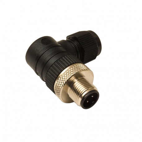 CV12/0H-00C - CV12/0H-00C MICRO DETECTORS Connector plug with terminals M12 5 poles male 90°