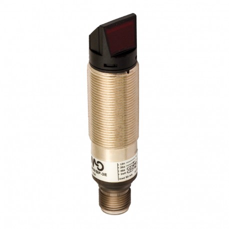 FQRN/BP-3E - FQRN/BP-3E MICRO DETECTORS Photoelectric sensor 90° polarised 3 m, adjustment PNP NO +NC metallic plug M12