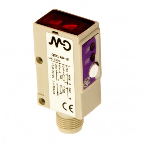 QXR/A0-1E - QXR/A0-1E MICRO DETECTORS Photoelectric sensor Receiver axial optic plug M12
