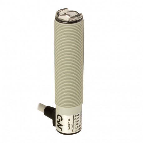 SAT/0N-0C - SAT/0N-0C MICRO DETECTORS Photoelectric sensor diffuse focallization NPN plastic cable 2m 90°