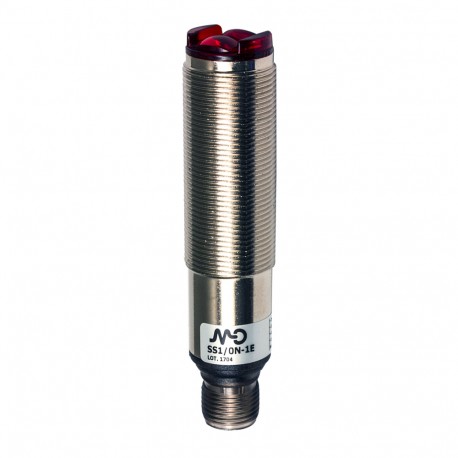 SS1/LP-1E - SS1/LP-1E MICRO DETECTORS Photoelectric sensor BGS 100 mm PNP-LOn, metal plug M12