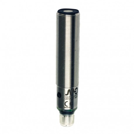 UK1A/G2-1ESY - UK1A/G2-1ESY MICRO DETECTORS Ultrasonic sensor M18 analogic 4-20 mA 50-400 mm plug M12 with teach-in button,..