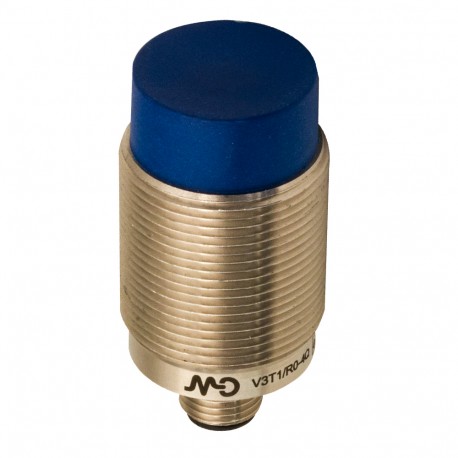 V3T1/R0-4Q - V3T1/R0-4Q MICRO DETECTORS Inductive sensor M30, unshielded, 1/2"-20UNF plug cable exit, NO (Vac)-NO/NC (Vdc)