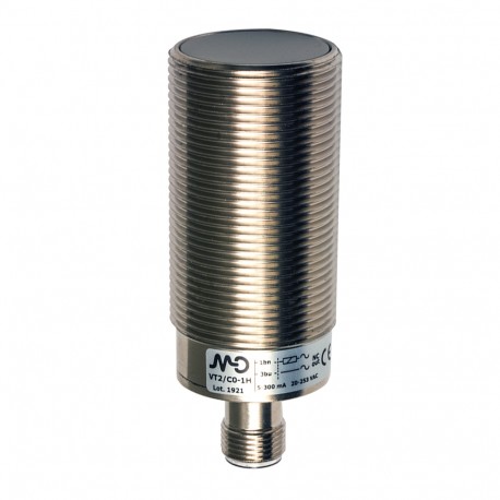 VT2/C0-1H - VT2/C0-1H MICRO DETECTORS Inductive sensor M30 shielded NC plug M12