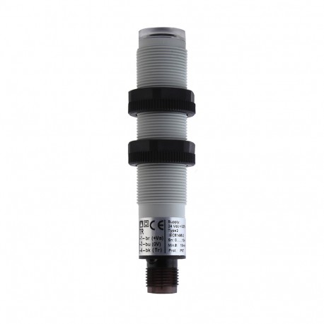 SH2/E-0EIC - SH2/E-0EIC MICRO DETECTORS Safety sensor Emitter M18 11m plastic axial plug M12 I/O IEC61131-2 f 123 kHz