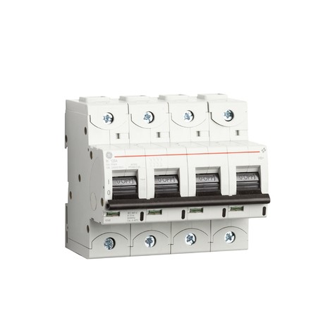HTI+504B100 - HTI+504B100 671109 GENERAL ELECTRIC MCB Miniature Circuit Breaker Hti+ B Curve 4 Poles 100A 50kA