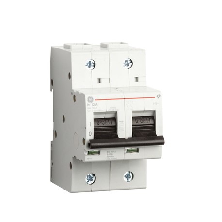 HTI+162D100 - HTI+162D100 671175 GENERAL ELECTRIC MCB Miniature Circuit Breaker Hti+ D Curve 2 Poles 100A 16kA