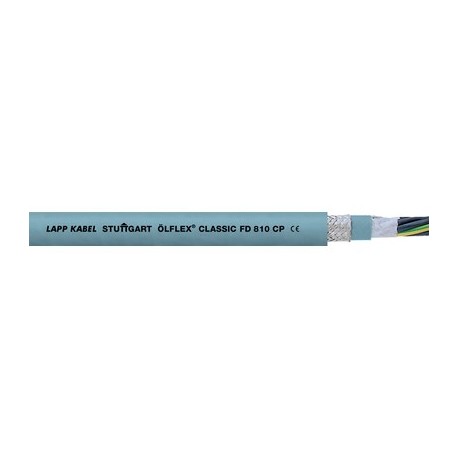 0026473 - 0026473 ÖLFLEX CLASSIC FD 810 CP 7G2,5 LAPP Highly flexible, screened control cable with PVC insulation, inn..