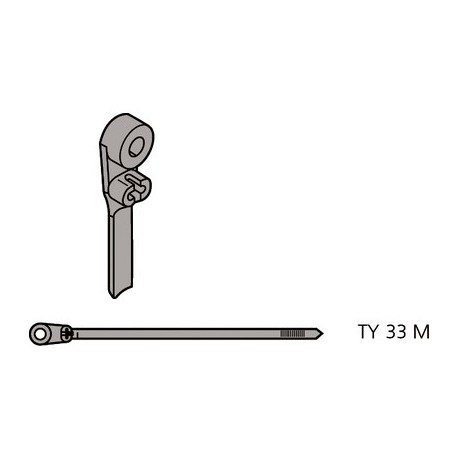 61715420 - 61715420 TY-RAP TY 33 M 102x2,3 NA LAPP CABLE TIES TY-RAP TY 33 M 102x2,3 NA