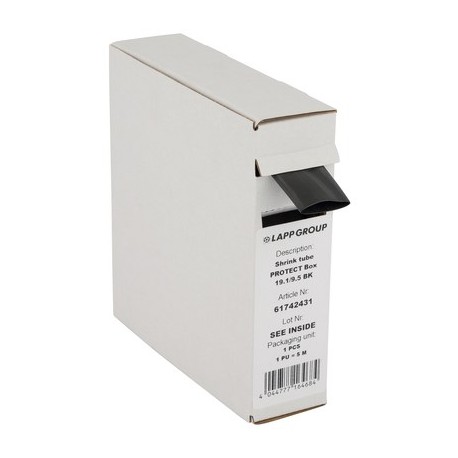 61742428 - 61742428 PROTECT BOX 6.4/3.2 BK LAPP SHRINK TUBE PROTECT BOX 6.4/3.2 BK