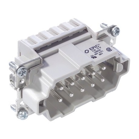 10400100 - 10400100 H-BE 10 SF LAPP H-BE 10 SF MALE INSERT W. CLAMP SPRING