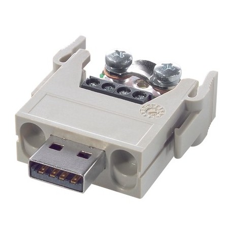 10390700 - 10390700 RECEPTACLE 4+ SHIELD LAPP UNIVERSAL BUS MODULE RECEPTACLE 4+ SHIEL