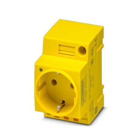 EO-CF/PT/LED/YE - EO-CF/PT/LED/YE 1068075 PHOENIX CONTACT Socket, Pin connector pattern type CF, Push-in connection, Light ind..