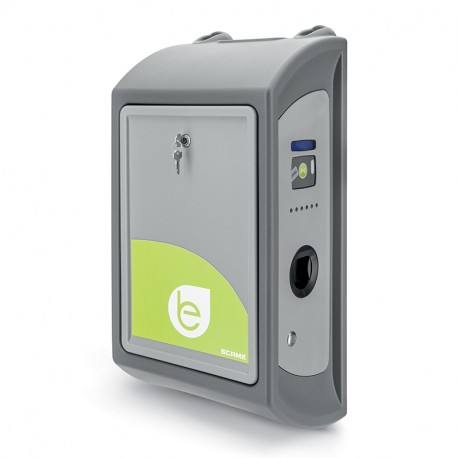204.WD11B-T2 - 204.WD11B-T2 SCAME WALL BOX 1 SOCKET WITH LOCK TIPO 2 7kW