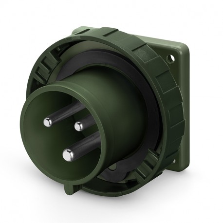 248.12597.MIL - 248.12597.MIL SCAME FLUSH MOUNTING APPLIANCE INLET 125A