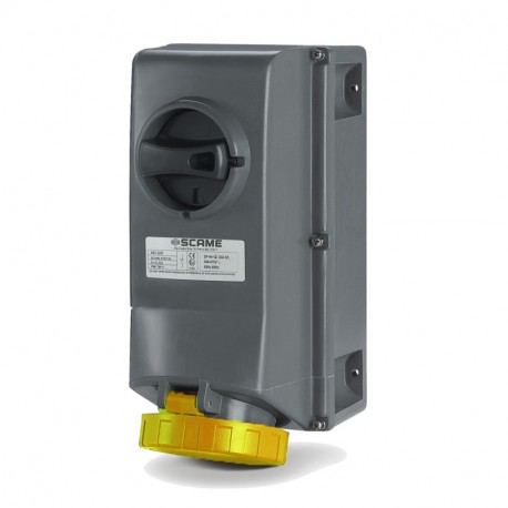 503.1670 - 503.1670 SCAME INTERLOCK.SOCKET 2P+E IP66 16A 4h