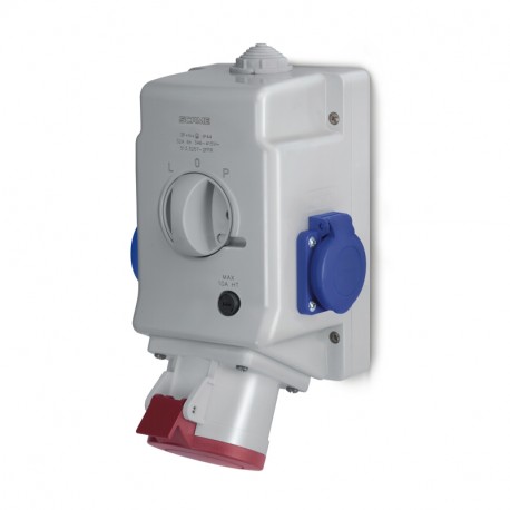 513.3257-2DFR - 513.3257-2DFR SCAME OPTIMA-COMBI C/INT. I/0/II 32A 3P+N+E