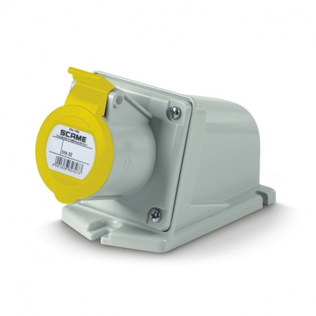 514.3250 - 514.3250 SCAME SURF. MTG. SOCKET 2P+E 32A 4H 110V IP44