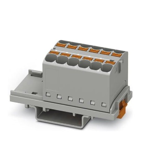 PTFIX 12X4-NS35 GY - PTFIX 12X4-NS35 GY 3273548 PHOENIX CONTACT Distribution block