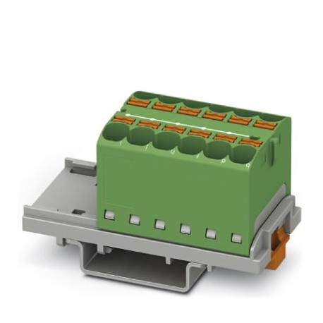 PTFIX 12X4-NS35 GN - PTFIX 12X4-NS35 GN 3273556 PHOENIX CONTACT Distribution block