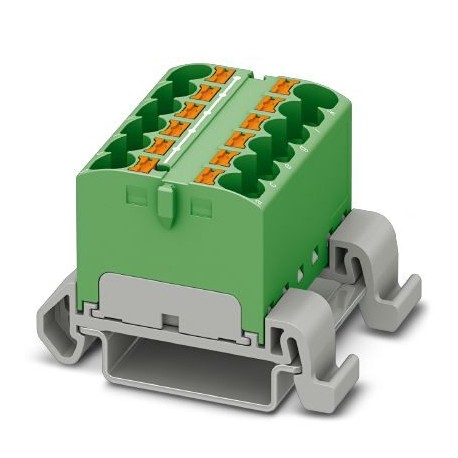 PTFIX 12X4-NS35A GN - PTFIX 12X4-NS35A GN 3273688 PHOENIX CONTACT Distribution block