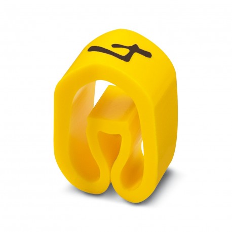 SD-WMS 10 (NU) YE:4 - SD-WMS 10 (NU) YE:4 0826129:4 PHOENIX CONTACT Conductor marking collar, Labeled with the number: Numbers, ye..