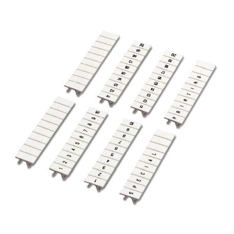 ZB 5,LGS:GERADE ZAHLEN 42-60 - ZB 5,LGS:GERADE ZAHLEN 42-60 0800035:0042 PHOENIX CONTACT Zack marker strip, 10-section, horizontally labele..