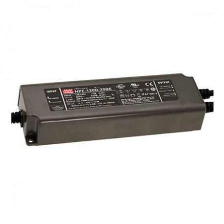 NPF-120D-30BE - NPF-120D-30BE MEANWELL AC-DC Single output LED Constant current (CC) with Active PFC, Output 30VDC / 4A, 3 i..