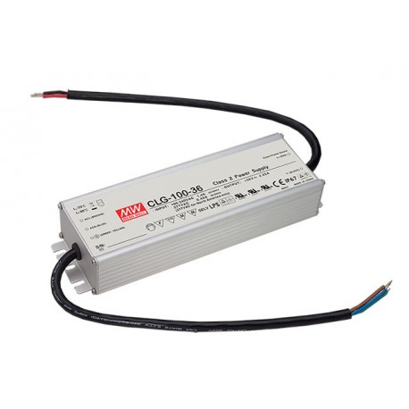 CLG-100-48 - CLG-100-48 MEANWELL AC-DC Single output LED driver Mix mode (CV+CC) with PFC, Output 48VDC / 2A
