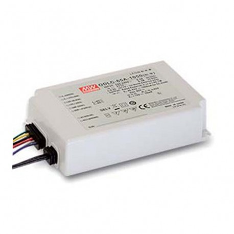 ODLC-65A-1050 - ODLC-65A-1050 MEANWELL AC-DC Constant Current mode (CC) LED driver with PFC, Input range 180-295VAC, Output ..
