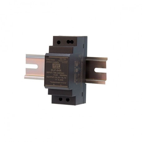 DLP-04R - DLP-04R MEANWELL DALI Ultra Slim Bus Power Supply, Output 18.7VDC / 0.24A, Rail type
