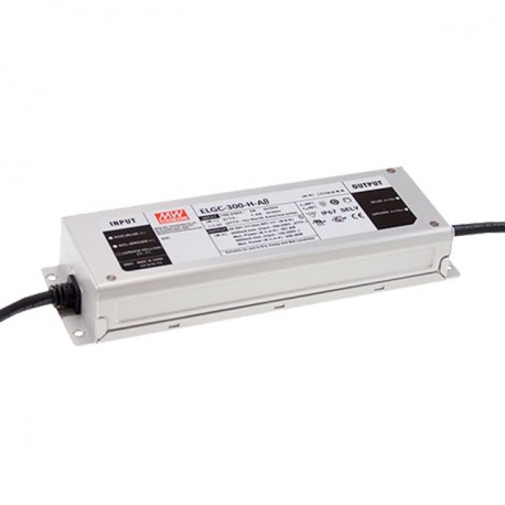 ELGC-300-H-AB - ELGC-300-H-AB MEANWELL AC-DC Single output LED driver Constant Power Mode with built-in PFC, Output 58VDC / ..