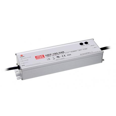 HEP-185-15A - HEP-185-15A MEANWELL AC-DC Single output industrial power supply with PFC, Output 15VDC / 11.5A, Vo-Io adjus..