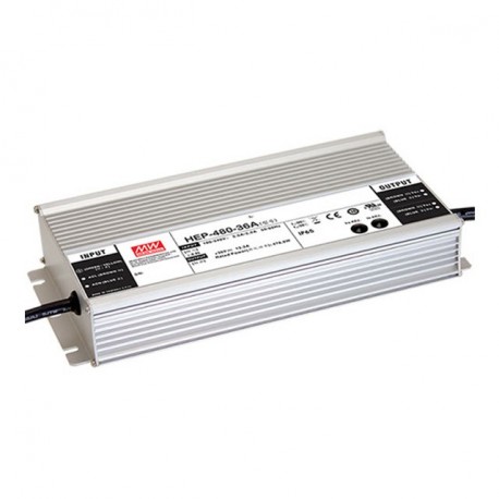 HEP-480-54A - HEP-480-54A MEANWELL AC-DC Single output industrial power supply with PFC, Output 54VDC / 8.9A, Vo-Io adjust..