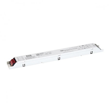 LDC-55DA - LDC-55DA MEANWELL AC-DC Linear LED driver Constant Power Mode, Output 56VDC / 1.6A, Metal housing design, Di..