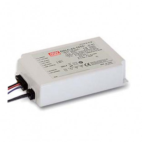 ODLC-65-1400 - ODLC-65-1400 MEANWELL AC-DC Constant Current mode (CC) LED driver with PFC, Input range 180-295VAC, Output 4..