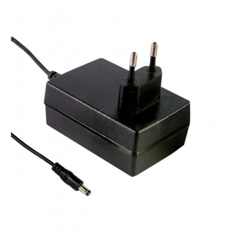 GSC18E-700 - GSC18E-700 MEANWELL AC-DC Single output wall mount LED power supply (CC) with PFC, Output 26VDC / 0.7A, 2 po..