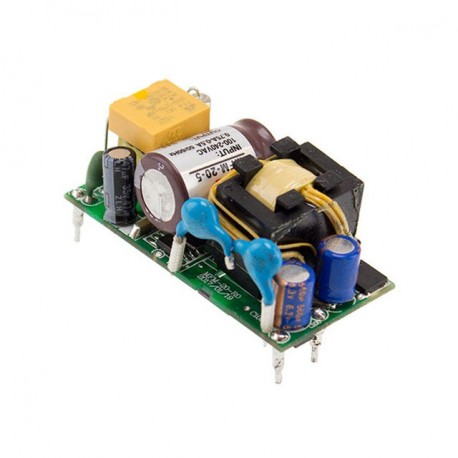 MFM-20-12 - MFM-20-12 MEANWELL AC-DC Single output Medical Open frame power supply, Output 12VDC / 1.8A, PCB mount, 2xMO..