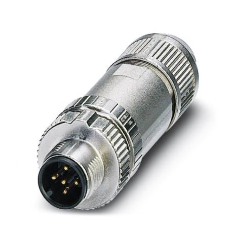 SACC-M12MS-5PL SH - SACC-M12MS-5PL SH 1424658 PHOENIX CONTACT Connector, 5-position, shielded, Plug straight M12, A-coded, Push-..