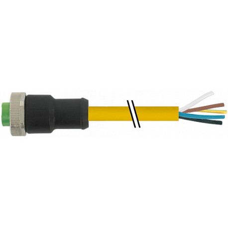 7700-A5021-UBD1000 - 7700-A5021-UBD1000 MURRELEKTRONIK Mini (7/8) 5 pole, Female Straight with cable PVC, STOOW, 5x16AWG, yellow,..