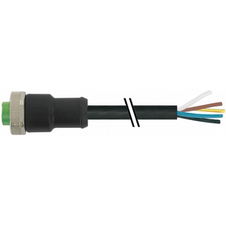 7700-A5021-UMD1000 - 7700-A5021-UMD1000 MURRELEKTRONIK Mini (7/8) 5 pole, Female Straight with cable PUR, UL/CSA, 5x16AWG, black,..