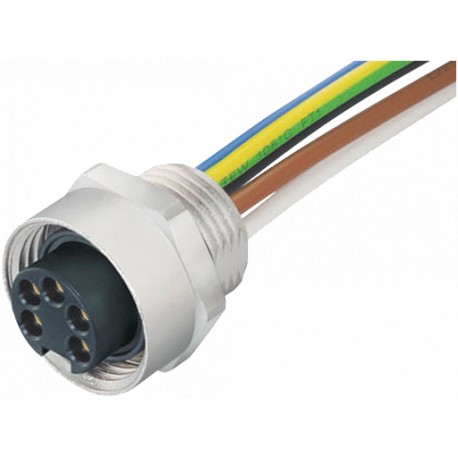 7000-78381-9780300 - 7000-78381-9780300 MURRELEKTRONIK 7/8'' FEMALE FLANGE PLUG Wire 5X0.75 3m