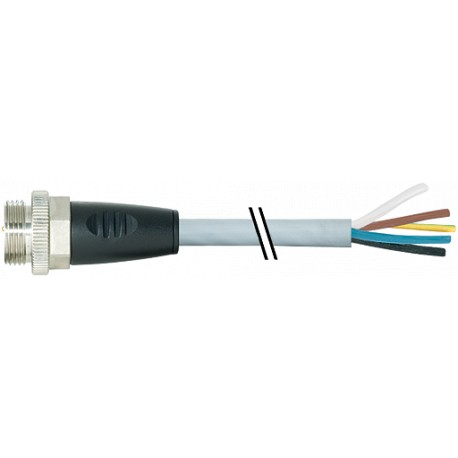 7000-78421-9654200 - 7000-78421-9654200 MURRELEKTRONIK 7/8" male 0° with cable PUR 5x1.0 gray 42m