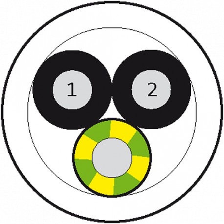 7000-C0101-0360000 - 7000-C0101-0360000 MURRELEKTRONIK Cable drum Ø 355MM PUR 3X0.75 yellow, UL/CSA, drag chain 100m