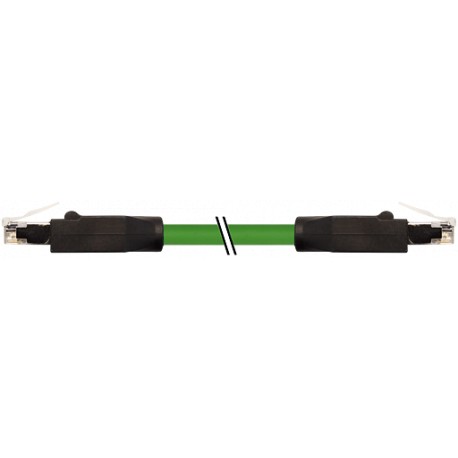 7700-74301-S7V0750 - 7700-74301-S7V0750 MURRELEKTRONIK RJ45 male 0° / RJ45 male 0° Ethernet TPE 2x2xAWG22 shielded green UL/CSA+d..