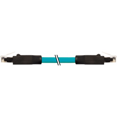 7700-74315-S4X0750 - 7700-74315-S4X0750 MURRELEKTRONIK RJ45 male 0° / RJ45 male 0° Gigabit TPE 4x2xAWG26 shielded blue UL/CSA+dra..