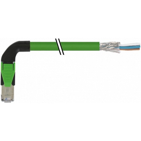 7000-74261-7942000 - 7000-74261-7942000 MURRELEKTRONIK RJ45 male 90° left with cable, Ethernet PUR 2x2xAWG22 shielded green UL/CS..